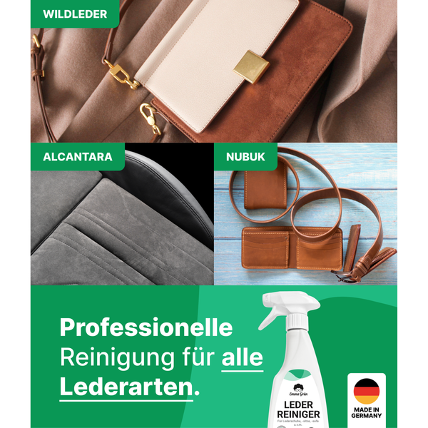 Premium leather cleaner 500ml, professional leather cleaning of leather  clothing, car and furniture leather