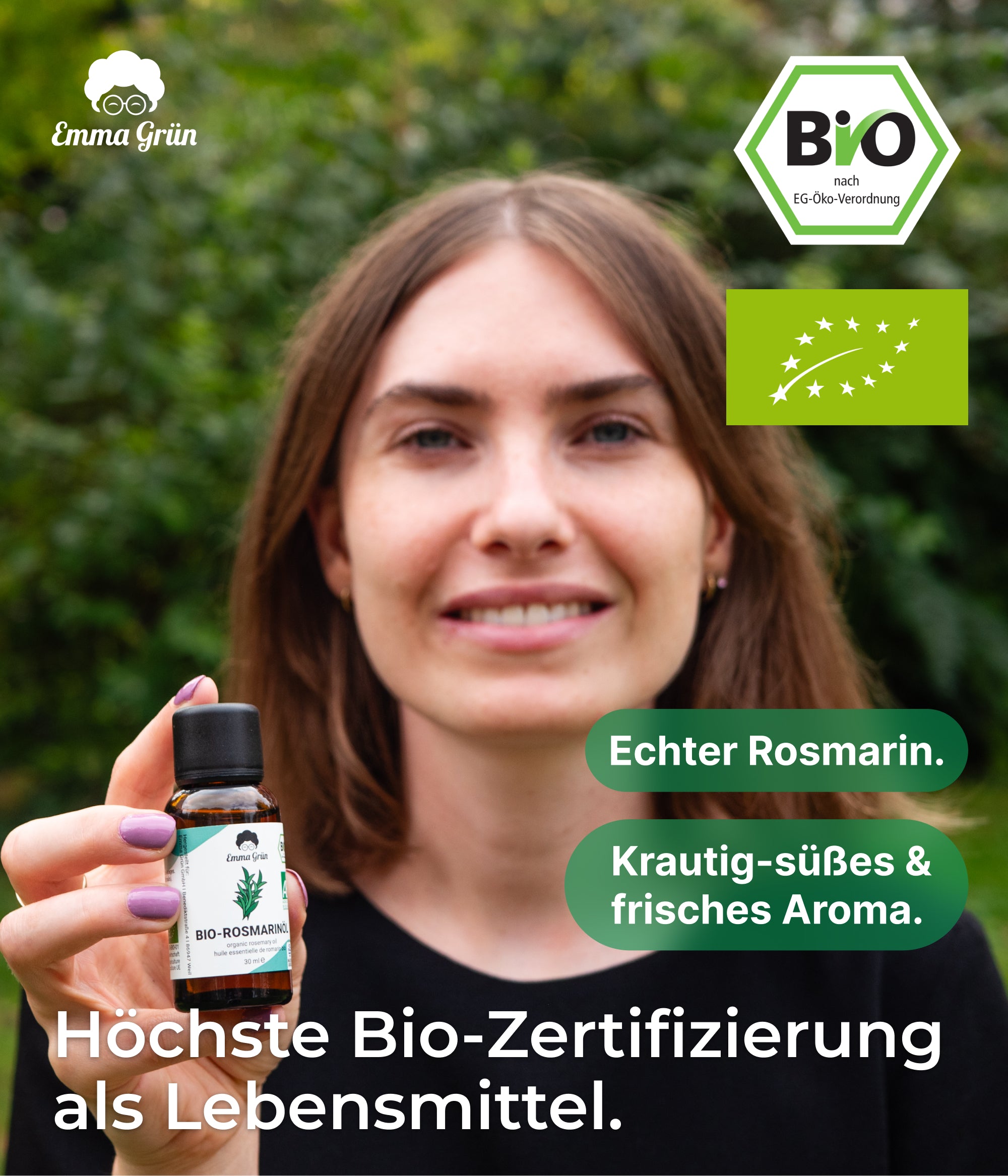 Bio-Rosmarinöl Emma Grün