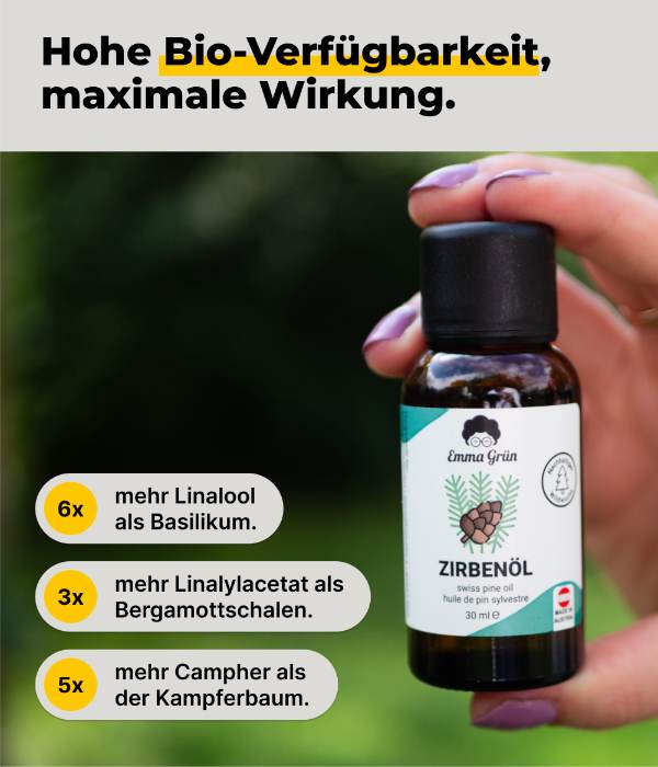 Zirbenöl 30 ml Emma Grün