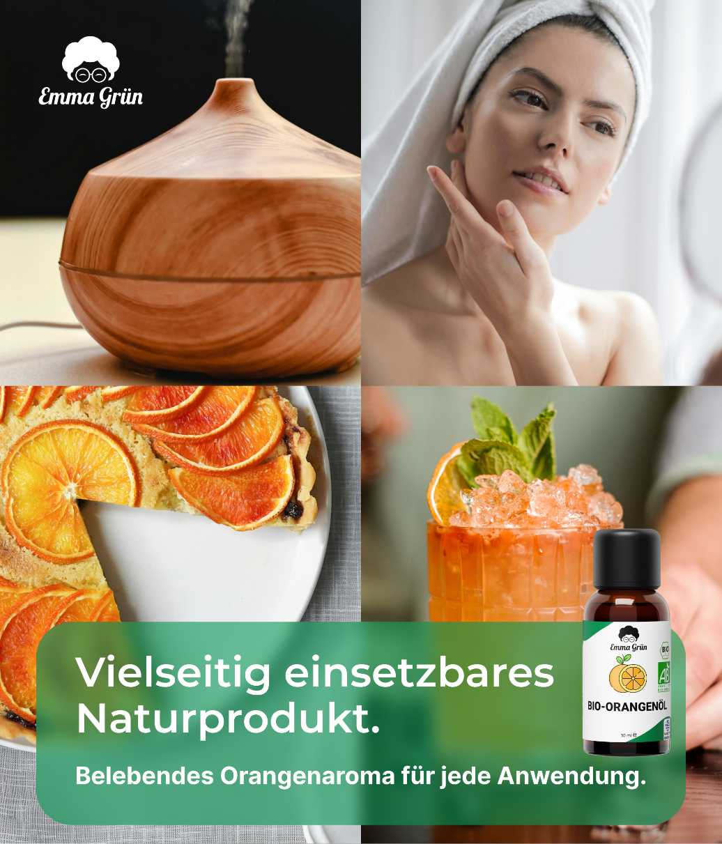 Bio-Orangenöl Emma Grün