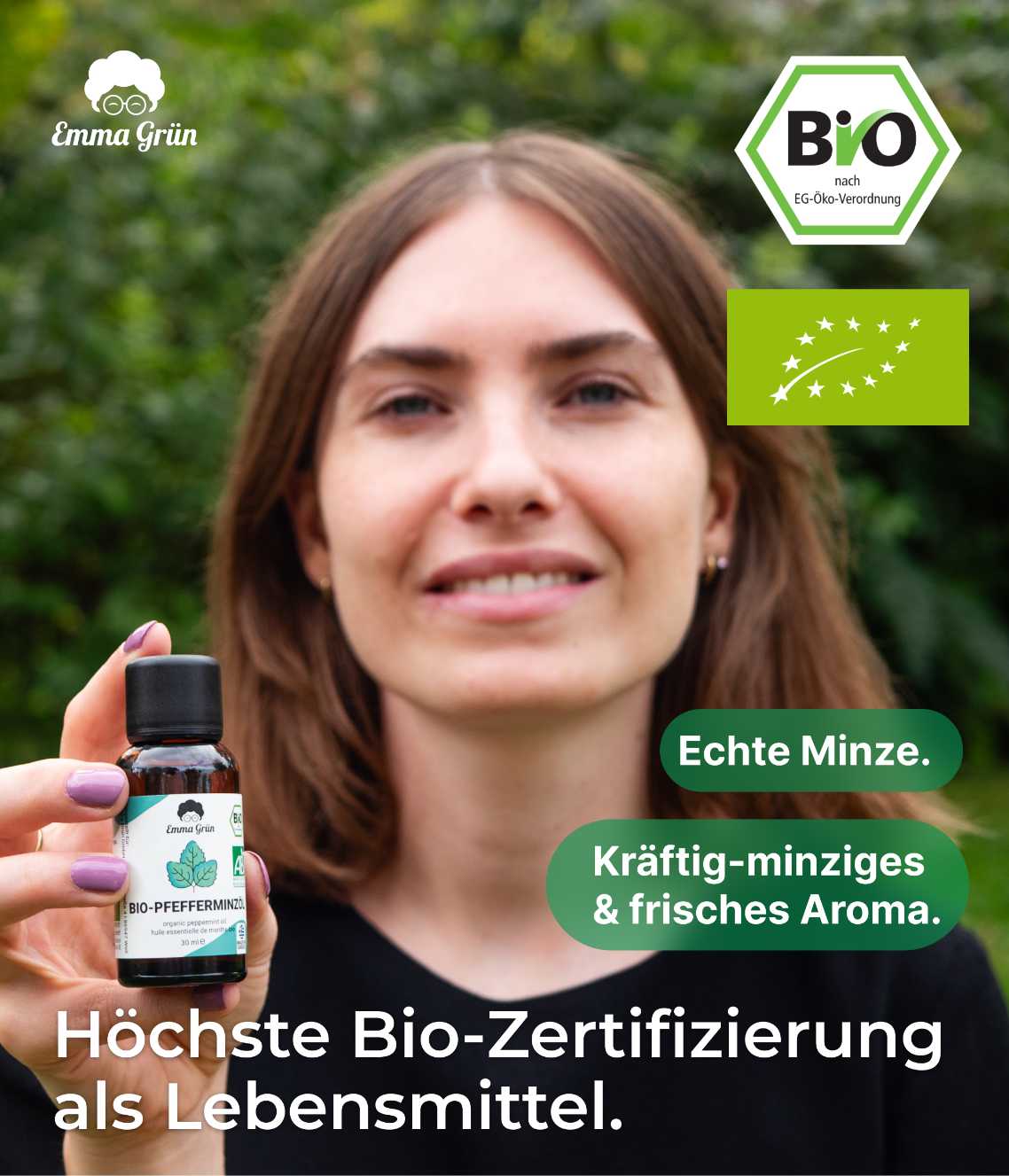 Bio-Pfefferminzöl Emma Grün