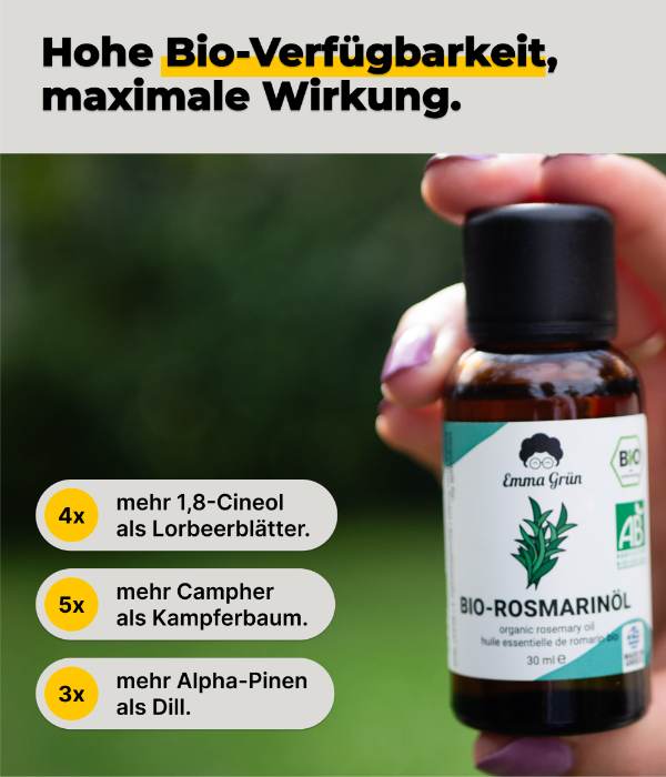 Bio-Rosmarinöl 30 ml Emma Grün