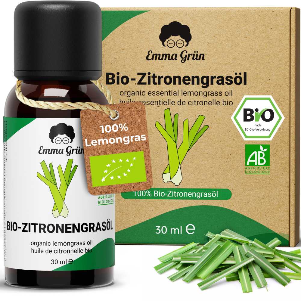 Bio-Zitronengrasöl Emma Grün 30 ml