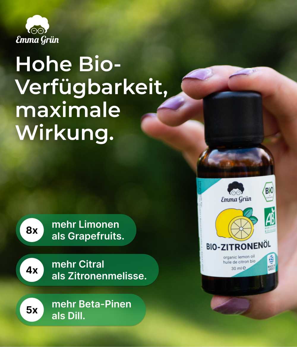 Bio-Zitronenöl Emma Grün