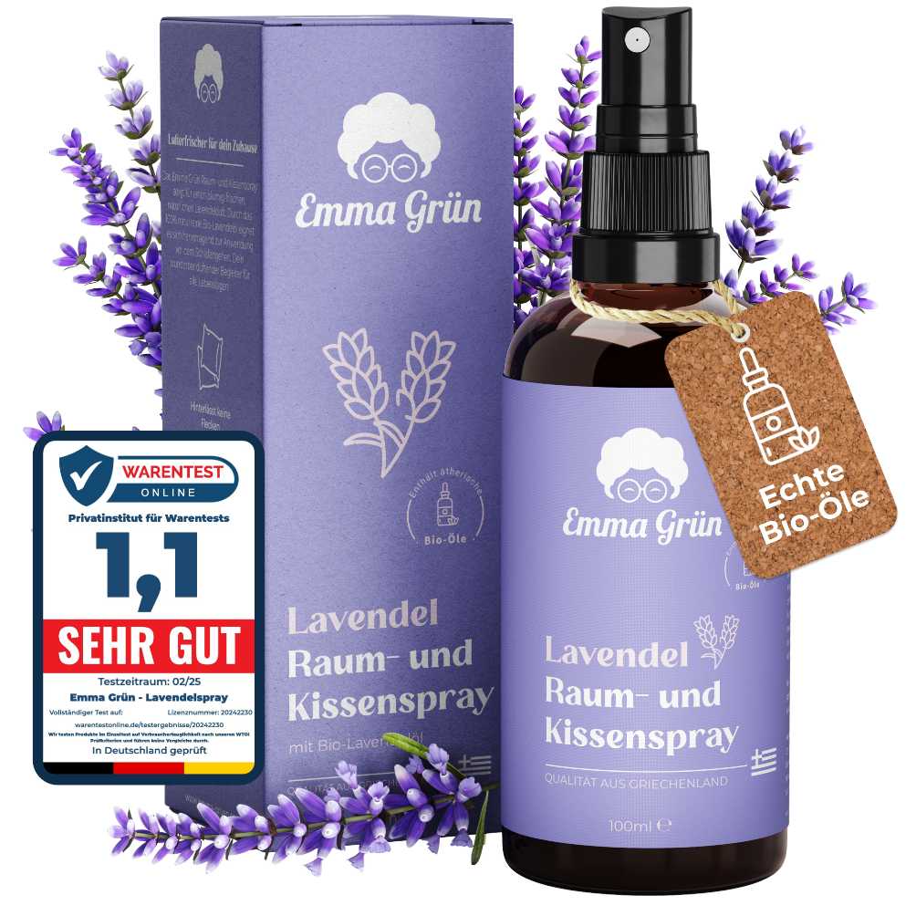 Bio Lavendelspray Emma Grün 100 ml