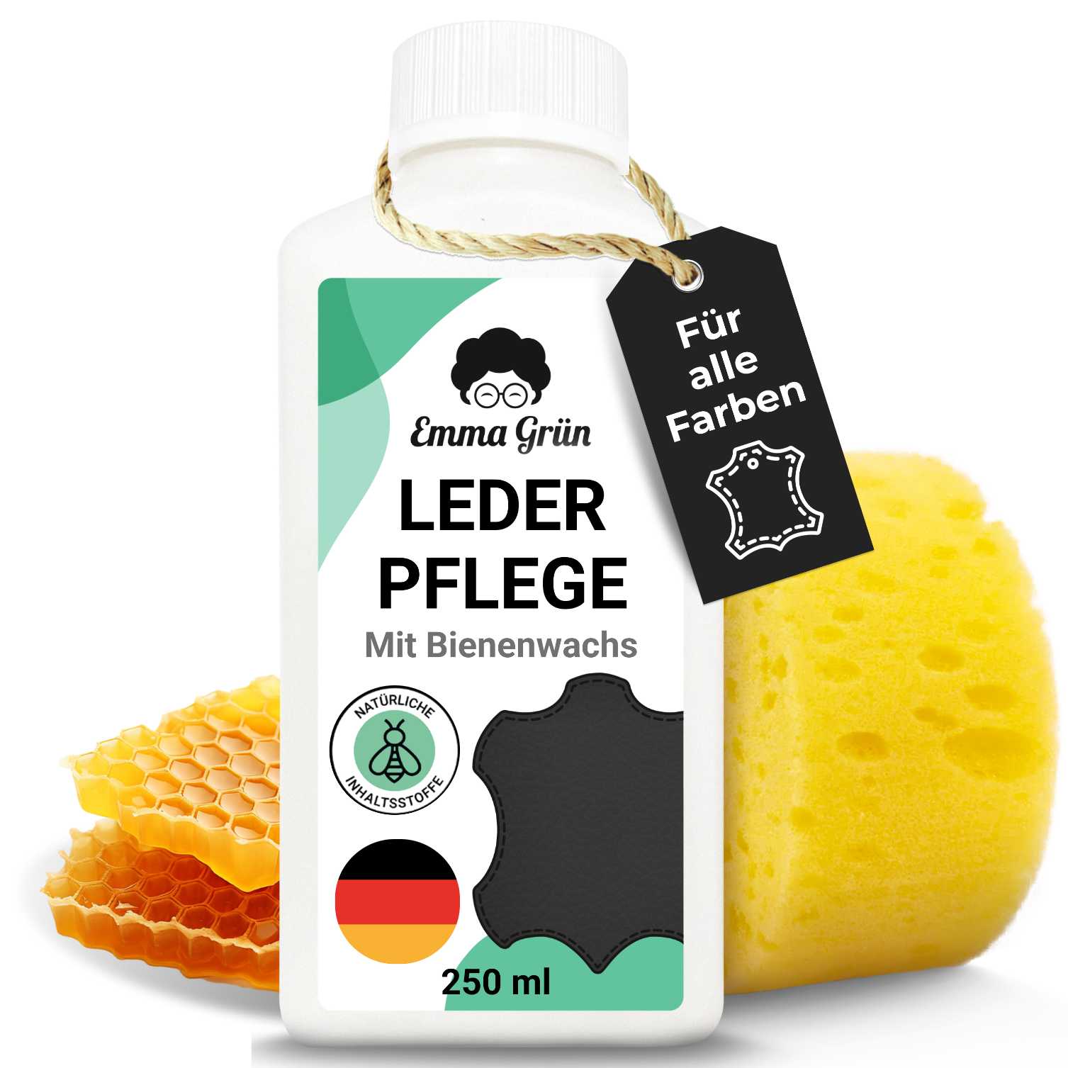 Lederpflege Sofa Emma Grün 250 ml