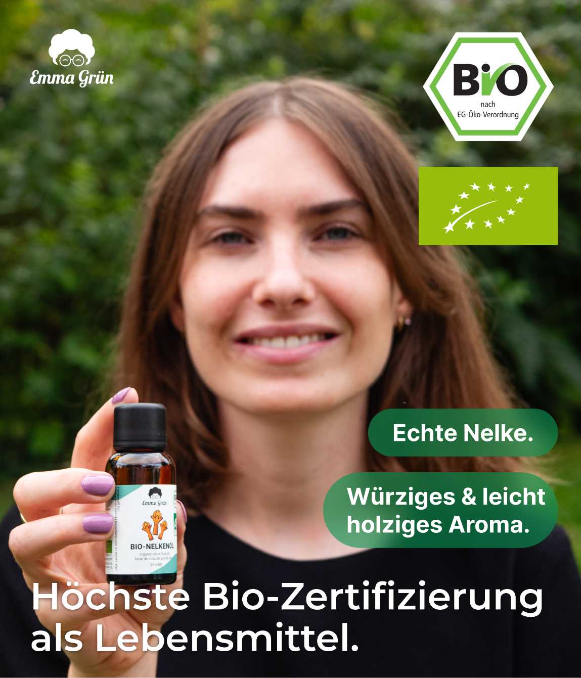 Bio-Nelkenöl Emma Grün