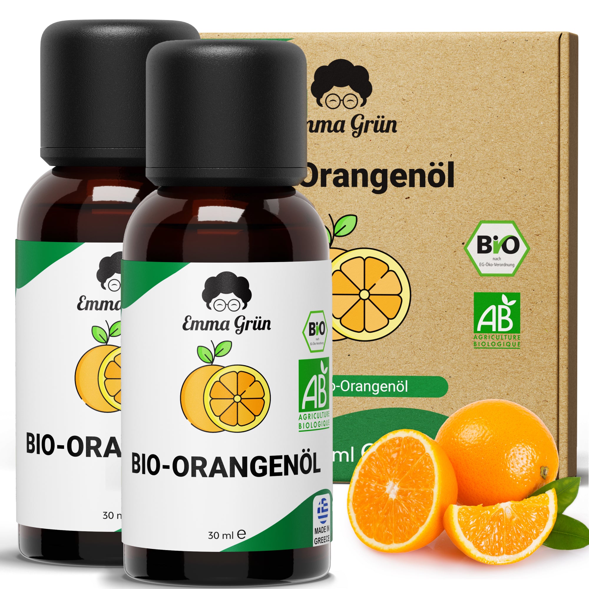 Organic orange oil 30 ml, essential oil, pure &amp; high dosage, organic quality 