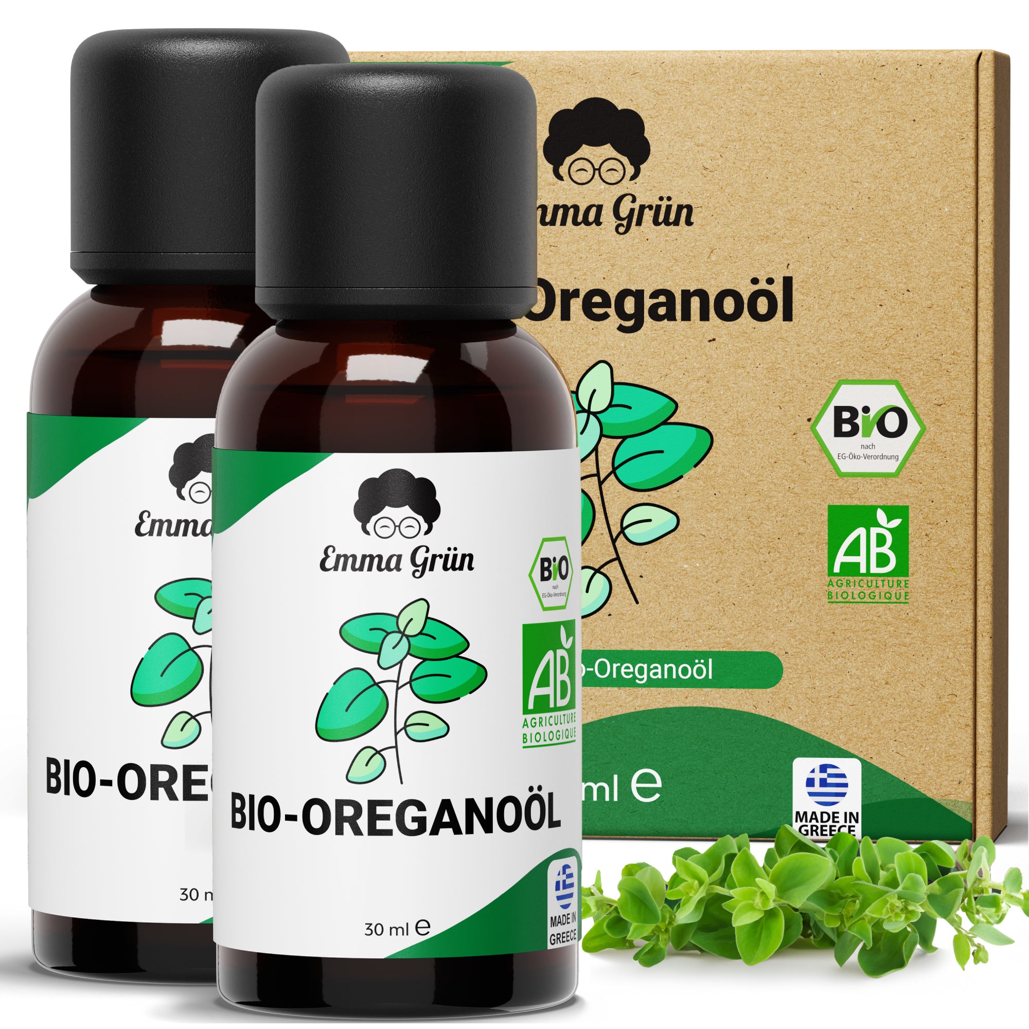 Organic oregano oil 30 ml, essential oil, pure &amp; high dosage, organic quality