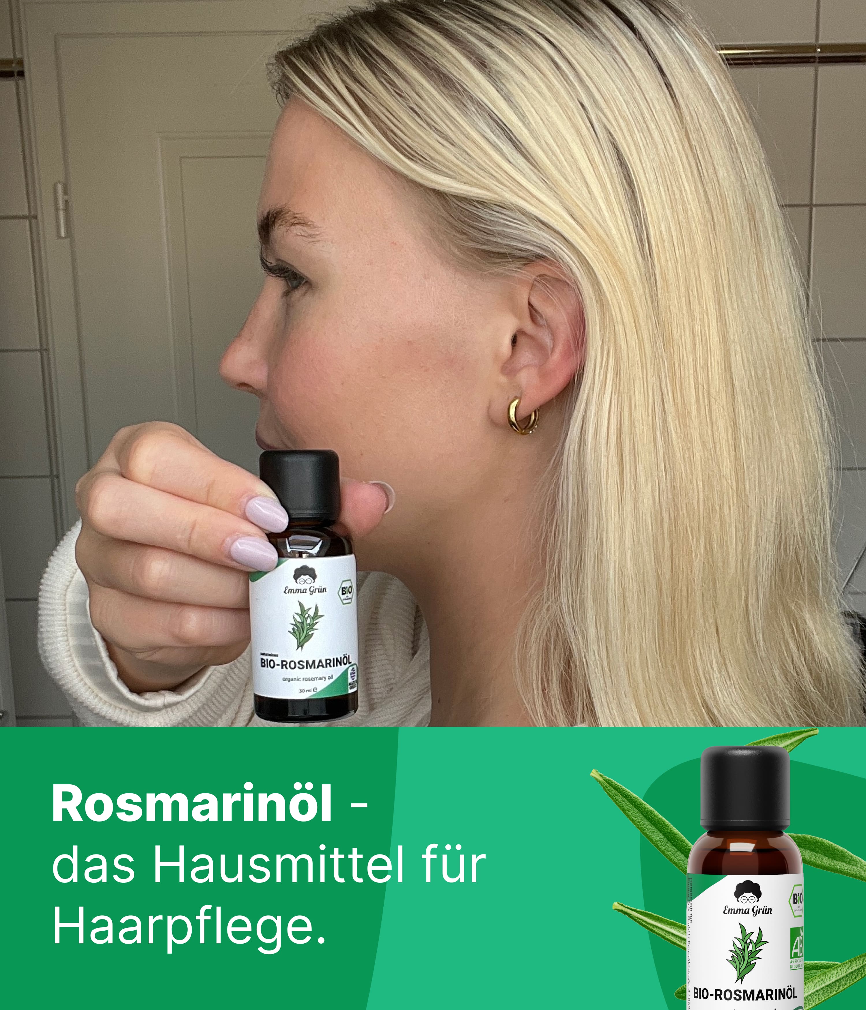 Bio-Rosmarinöl Emma Grün