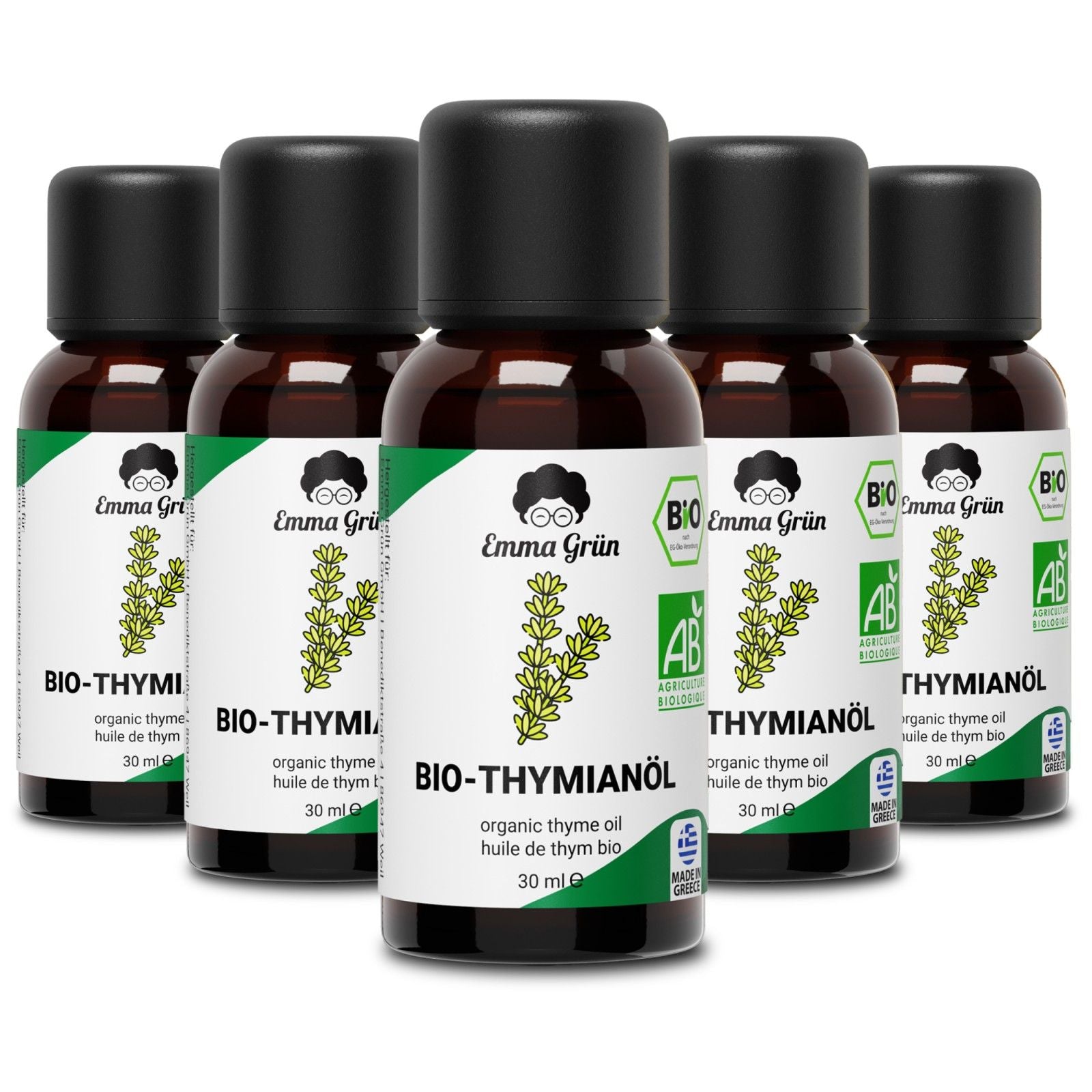 Ätherisches Bio Thymianöl 30 ml, naturrein & hochdosiert  Emma Grün   